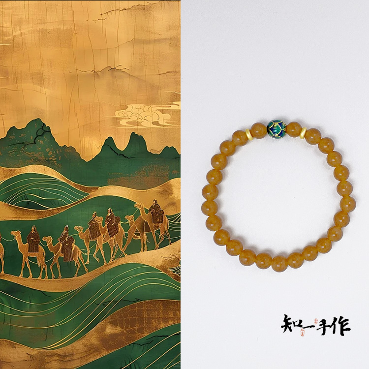 糖料玉髓单圈手链能量提升原创轻奢小众设计/顺丰包邮